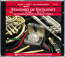 STANDARD OF EXCELLENCE BK 1 PT 1 ACCOMP CD - Upwey Music